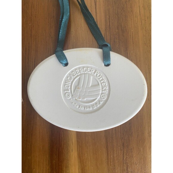 Vintage Longaberger Basket Bakers Bounty Tie On w/ Ribbons Autumn Piece 33669 - Picture 5 of 5